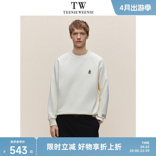 新款 休闲学院风长绒棉纯棉卫衣男 2026年春季 TeenieWeenie小熊男装