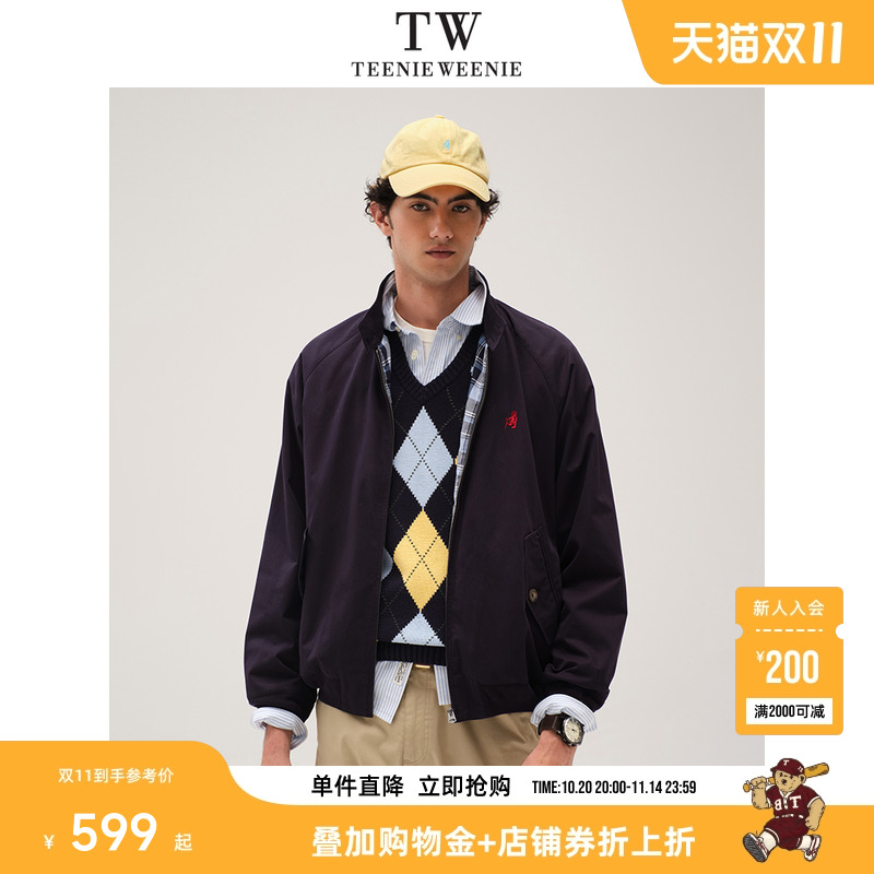 TeenieWeenie小熊男装冬季商务夹克休闲风宽松工装外套男款潮牌