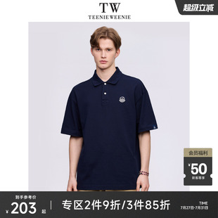 TeenieWeenie小熊男装 简约休闲短袖 老钱风式 翻领户外POLO衫