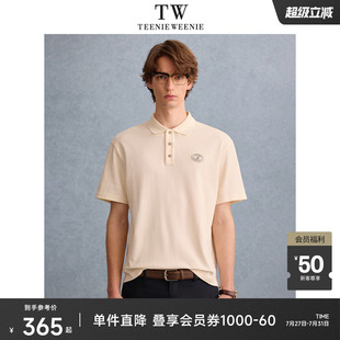 简约潮流学院短袖 TeenieWeenie小熊男装 新款 POLO衫 T恤2025年夏季