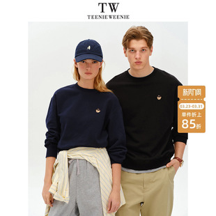 情侣长袖 TeenieWeenie小熊男装 休闲宽松美式 新款 上衣 圆领卫衣男款