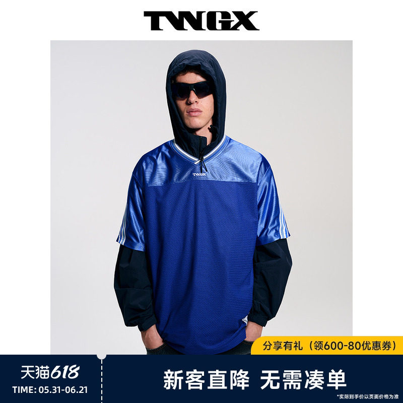 TeenieWeenie小熊男2026夏新品刺绣撞色球衣透气冰爽简约短袖T恤