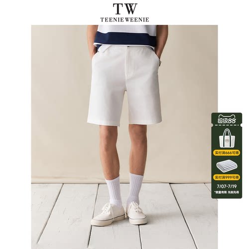 TeenieWeenie夏季简约梭织款短裤