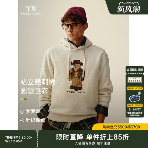 TeenieWeenie刺绣复古圆领卫衣