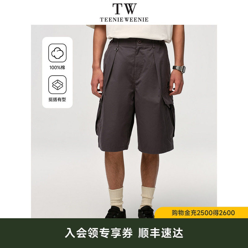 TeenieWeenie小熊男装短裤春夏新款潮酷山系户外工装裤TWGX