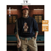 新款 TeenieWeenie小熊男装 圆领休闲长袖 美式 上衣 卫衣秋冬新款