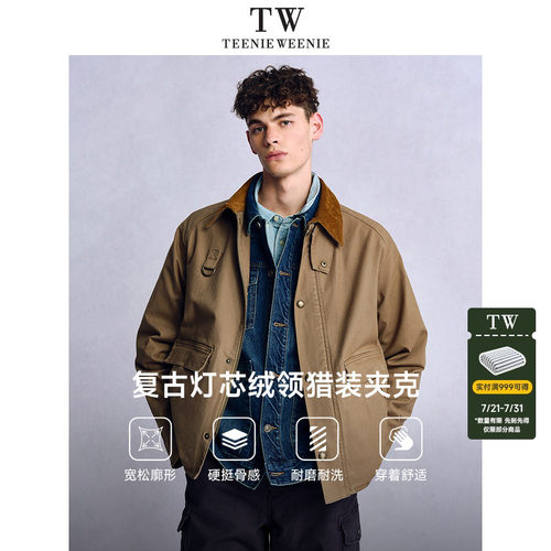 TeenieWeenie美式灯芯绒牛仔夹克