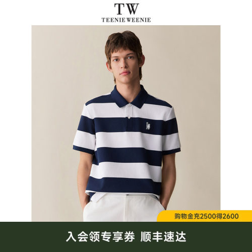 TeenieWeenie夏短袖条纹POLO衫