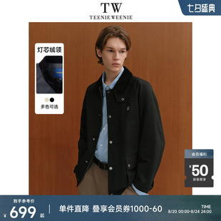 户外翻领夹克 TeenieWeenie小熊男装 外套2025春季 新款 潮流简约工装
