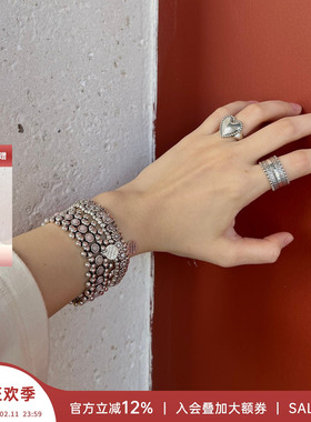 PHILIPPE AUDIBERT 安格集合店 法式手工简约设计锡镀银弹力戒指