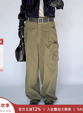 COTEMP 安格集合店 25FW早秋改良军装风衣夹克休闲口袋行军裤长裤