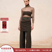 24AW秋冬薄如蝉翼高领真丝长袖 CORTANA 安格集合店 蕾丝网纱内搭