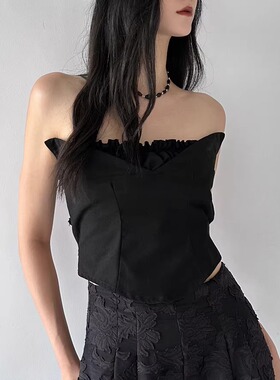 6折 DEPLUMER 季末折扣 上装清单 售完即止 印花抹胸吊带背心上衣