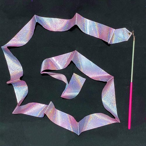 星闪星跳舞彩带体操彩带棒运动会