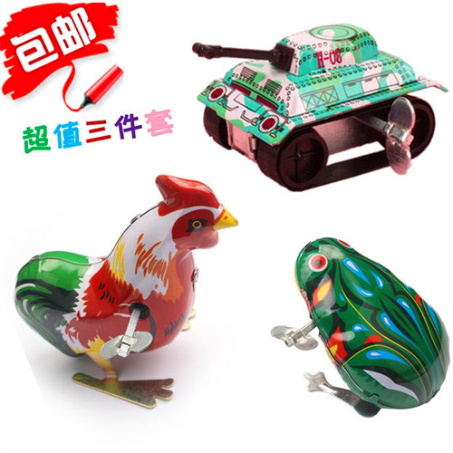 发条玩具铁皮青蛙经典怀旧跳跳蛙