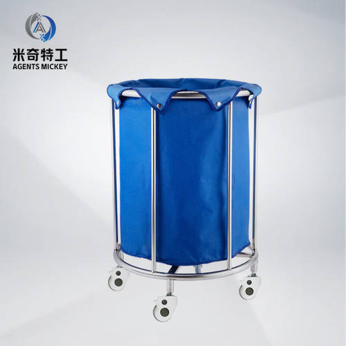 米奇特工TQDC-24工业污物车不锈钢护理车垃圾车被服车【加厚豪华