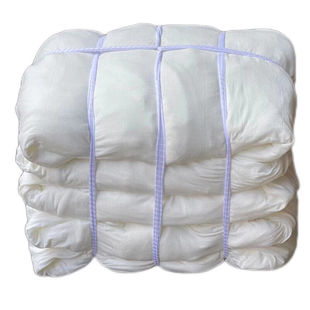 伏兴工业擦机布吸油抹布擦油擦色布工业抹布白色棉抹布10kg