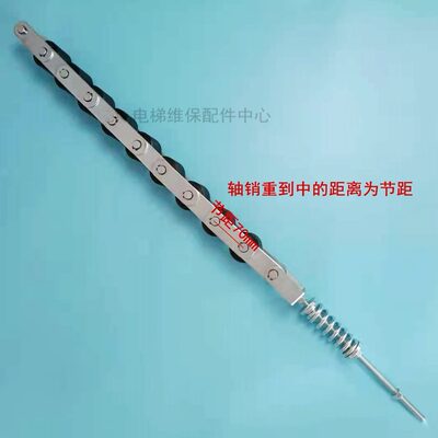扶手节距70组带组轮链轮*拖涨紧轮扶梯压紧55链9梅轮组压55链轮mm