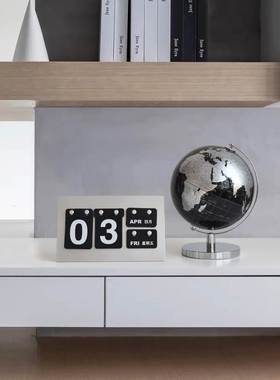 ins北欧风现代简约文艺创意日历摆件台历万年历办公室桌面装饰品