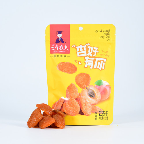 三个农夫红杏干100g/袋