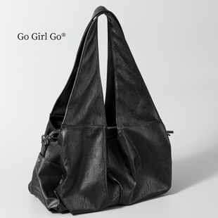 Go落日漫游大容量托特包松弛感通勤单肩包慵懒风软斜挎包 Girl