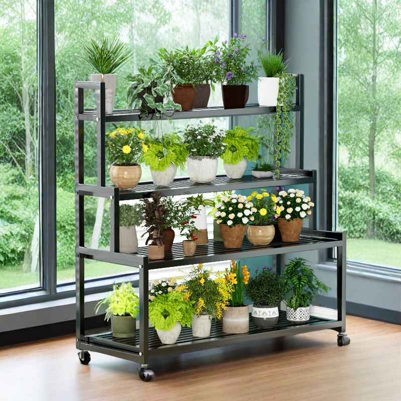 移动花架带轮加固加厚阳