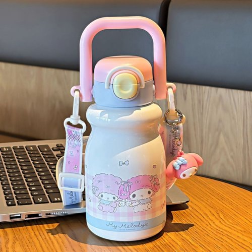 学生美乐蒂保温杯手提可爱新款