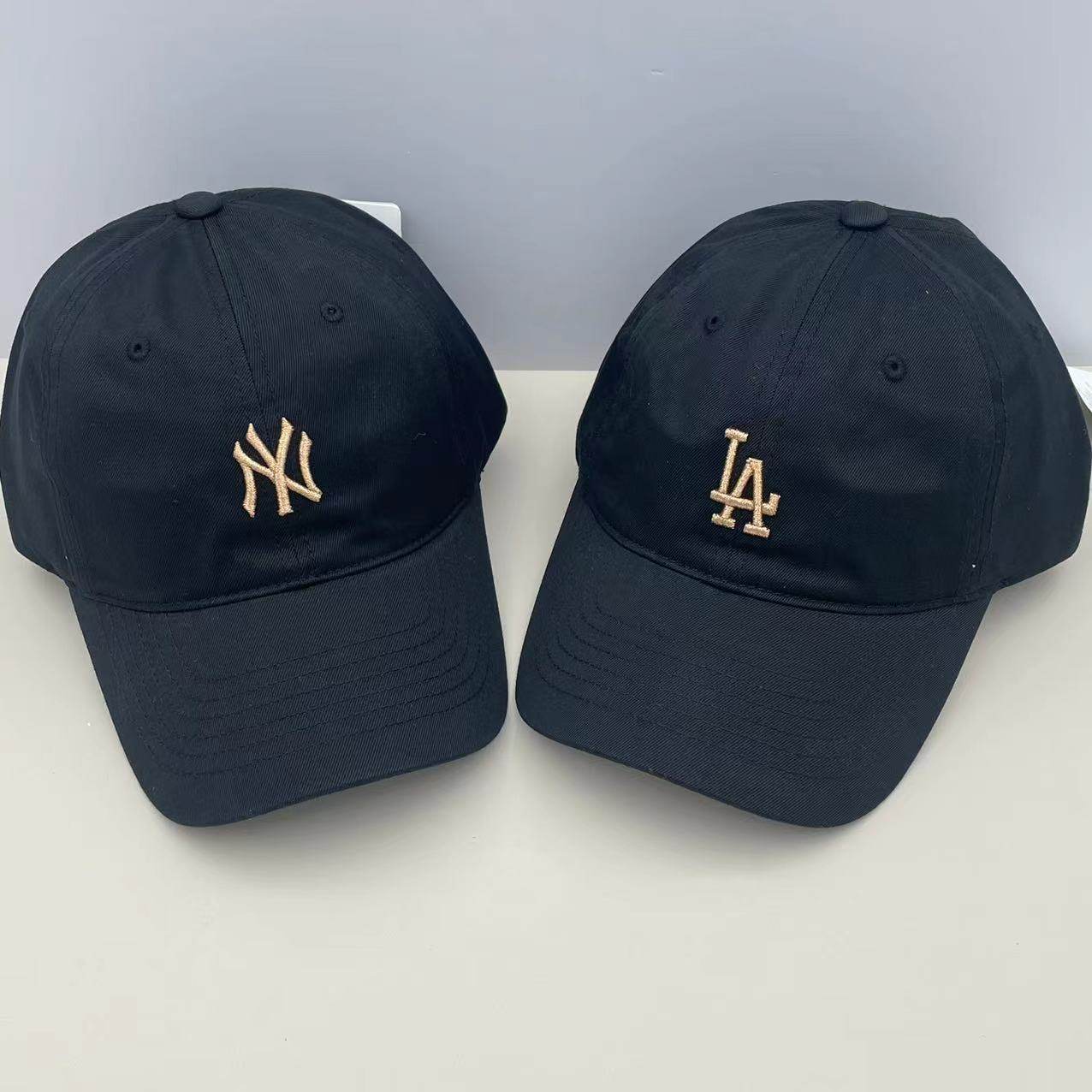 韩国MLB洋基队NY潮牌经典软顶小金标字母潮流棒球帽鸭舌3ACPG011N