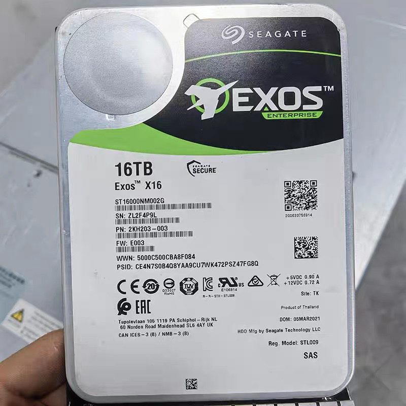 希捷ST16000NM002G 16T SAS SATA 16TB企业级台式机监控