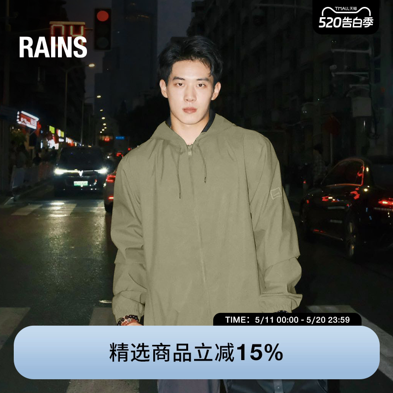 Rains 防水面料夹克外套风衣户外旅行通勤简约男女Suva/12410