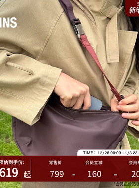 Rains 单肩斜跨包月牙包小包轻便旅行通勤休闲男女Valera/14670