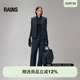 Rains 21660 绗缝棉背心轻薄可叠穿马甲百搭外套秋冬男女Banja