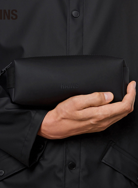 Rains 文具袋笔袋小物件收纳袋手包手拿袋带提Pencil Case/16630