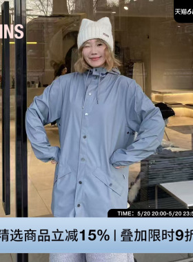 Rains 防水面料夹克休闲外套风衣旅行徒步通勤男女Jacket/12010