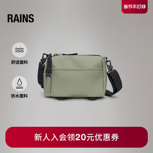 Rains 单肩斜挎邮差包户外轻便出差旅行通勤简约男女Texel/14260