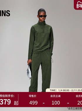 Rains 摇粒绒打底衫长袖套头衫保暖通勤简约秋冬男女Addis/21570