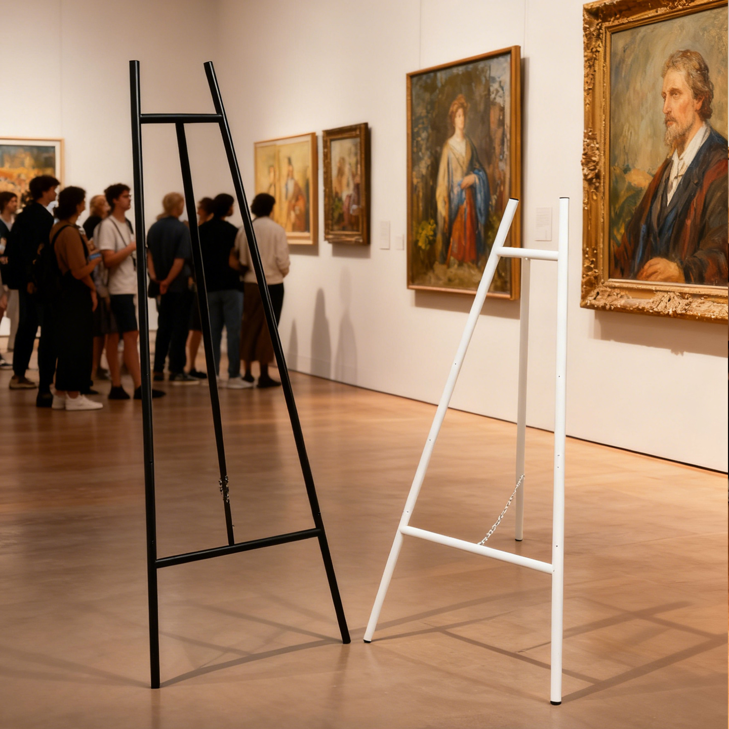 铁艺油画迎宾架油画展示架婚庆画架相框架海报瓷砖架轻便素描架子