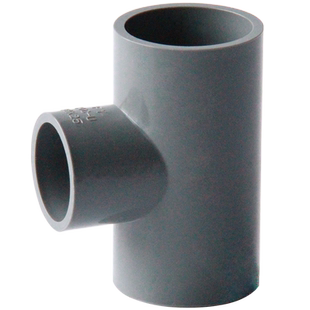 PVC变径三通 UPVC异径三通变径大小转换灰色三通接头给水管件配件