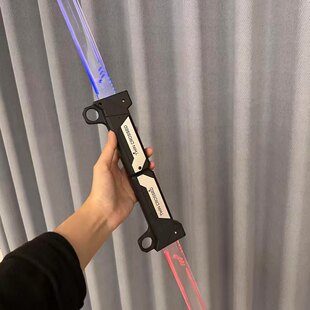 对插双刃伸缩光剑可旋转玩具高级黑科技炫酷激光剑送男孩新年礼物