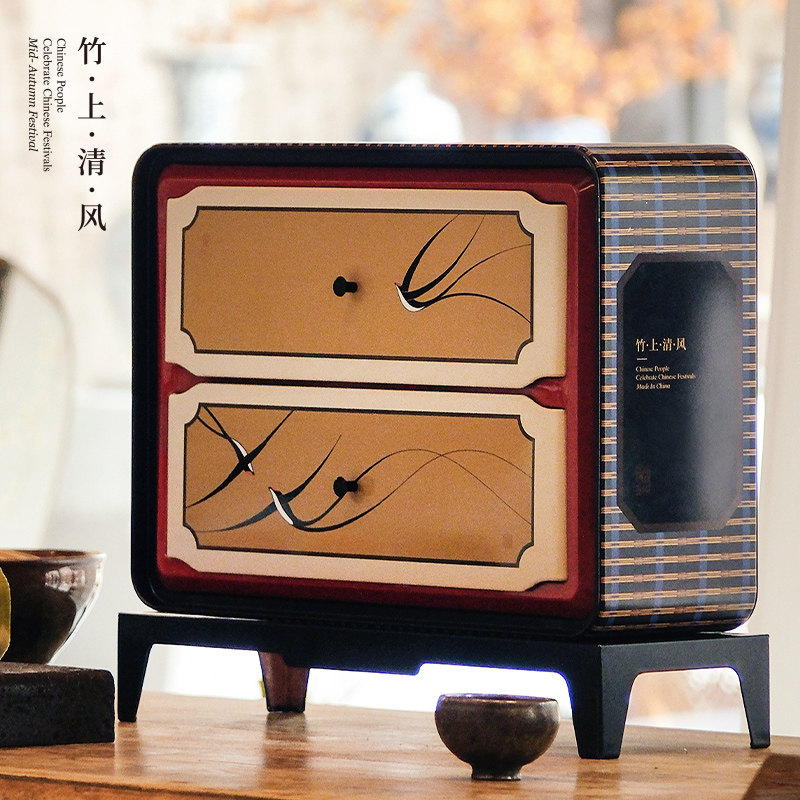 竹上清风铁盒2026马年春节礼盒装创意企业福利伴手礼团购定制送礼,节庆用品/礼品,对联,淘宝优惠券,粉丝福利购,淘宝优惠卷