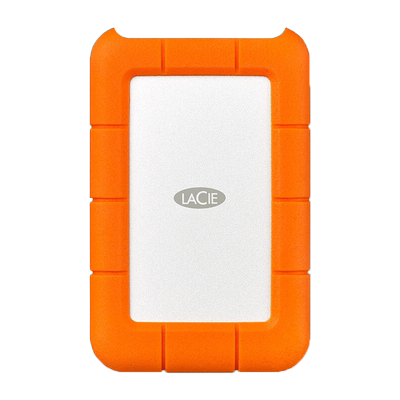 雷孜LaCie移动硬盘4TB三防Rugged USB-C 3.1/3.2/Type-C兼容雷电4