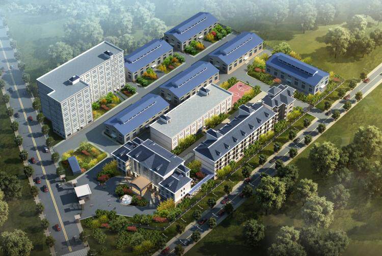 工厂规划设计案例效果图 产业园 化学工程 化工厂区科技园