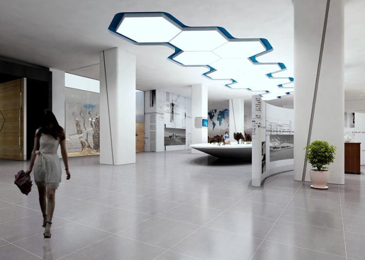 展览馆设计案例效果图博物馆效果图博物院效果图三维图展室效果图