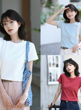 TOANDFRO / 2026春夏三色短袖T恤女
