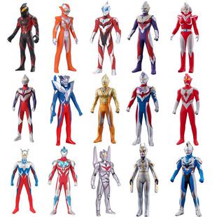 23cm套餐合集软胶玩具模型人偶玩偶迪迦赛罗贝利亚银河欧布