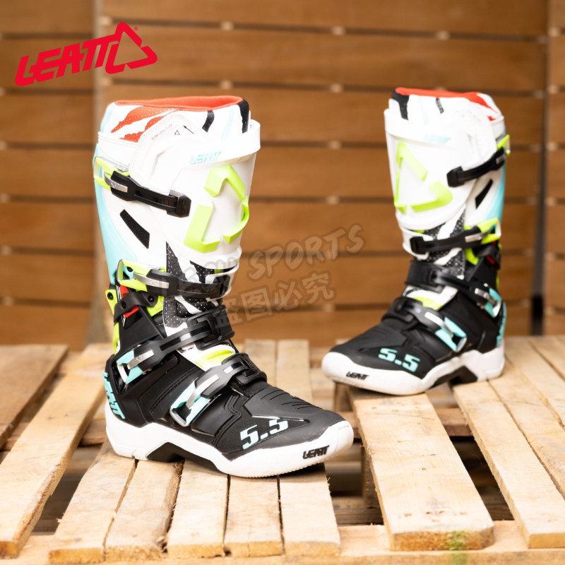 南非leatt越野骑行靴摩托车越野靴防摔林道版靴子场地赛车男 5.5