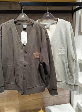 New Balance NB 25秋季女款休闲潮流运动针织V领外套开衫MDF36282