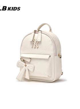 MLB儿童潮奢出挑立体感LOGO钻石老花26春款男女童双肩包7ABKM036N