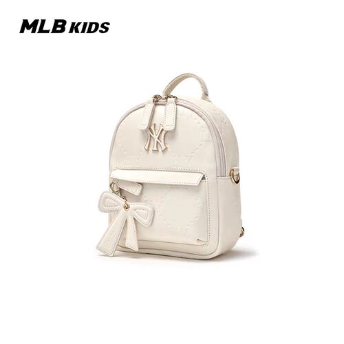 MLB儿童潮奢出挑立体感LOGO钻石老花26春款男女童双肩包7ABKM036N