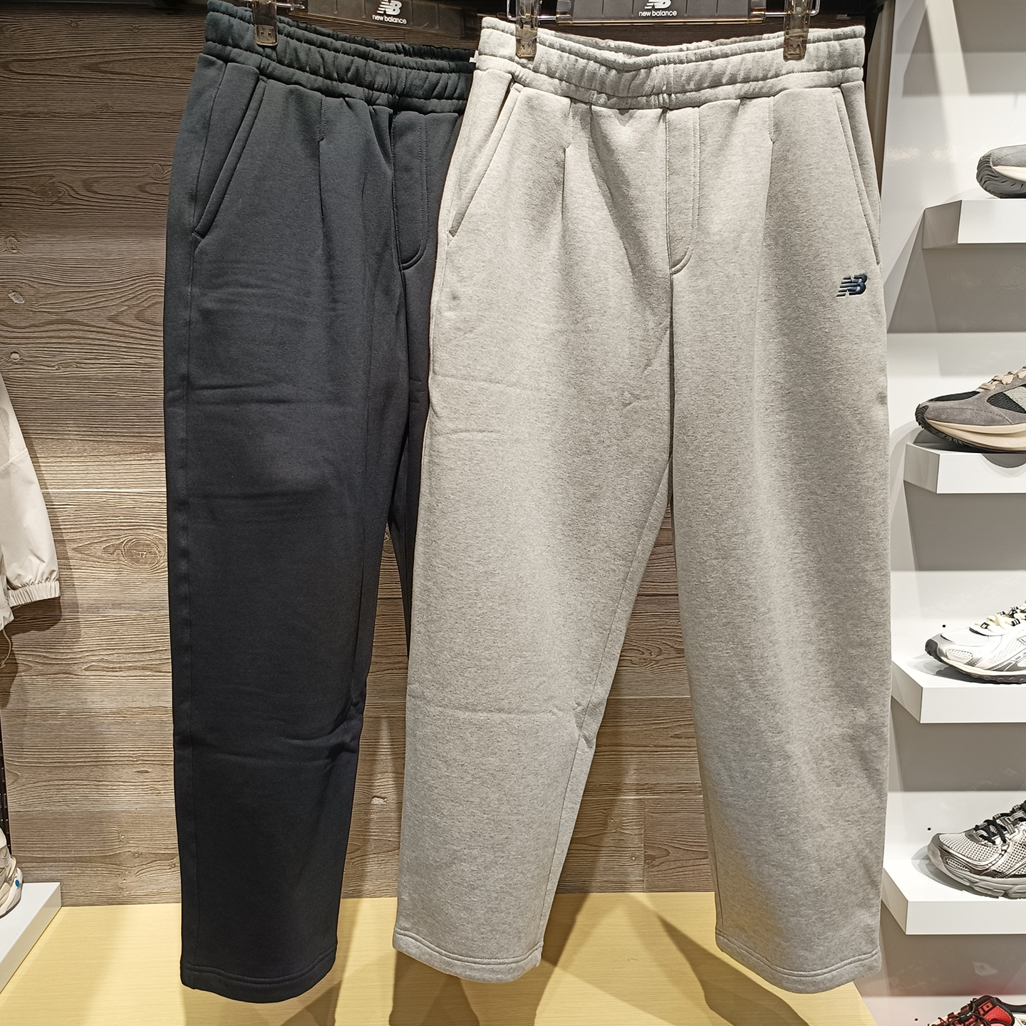 NB男子加绒针织运动休闲卫裤长裤